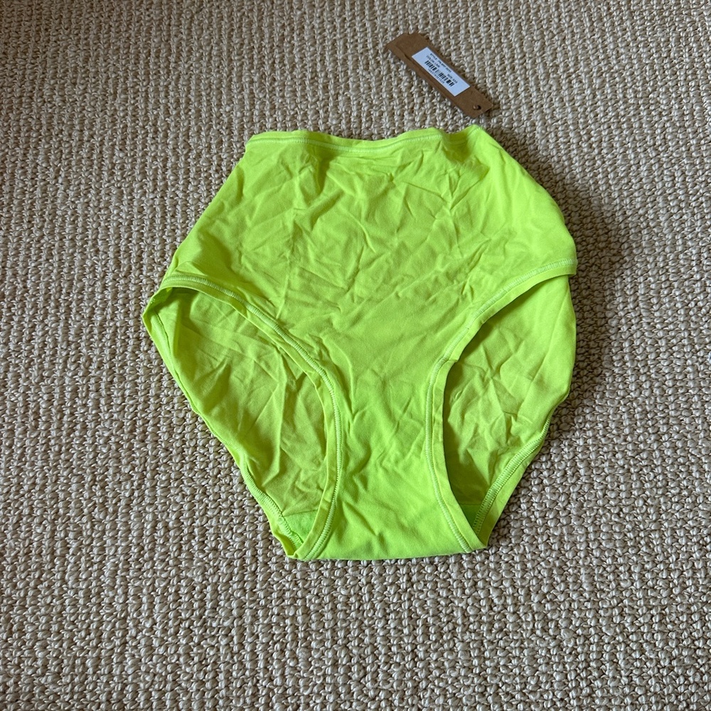 Skims Lime Fits Everybody Full Briefs, Size XXS NWT
